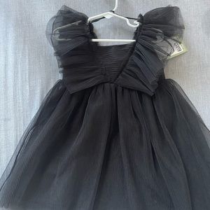 🖤H&M BLACK TULLE TODDLER DRESS🖤 size 3T